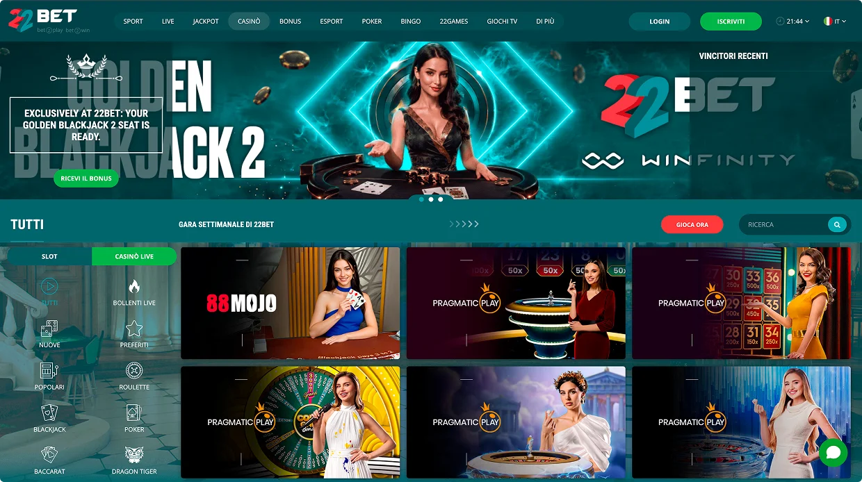 22Bet Piattaforma di scommesse